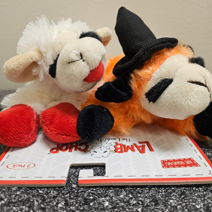 Lamb Chop 2 Pack Halloween Dog Toy