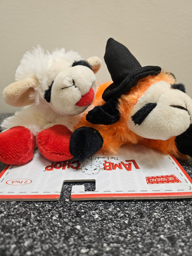 Lamb Chop 2 Pack Halloween Dog Toy