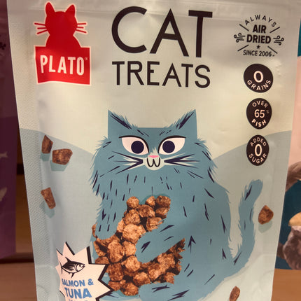 Plato Air Dried Salmon & Tuna Cat Treats 2.5oz