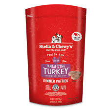 Stella & Chewy Frozen Turkey Patties 6 lbs