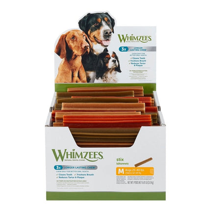 Whimzee Stix Medium 76/CASE