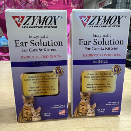 Zymox Ear Solutions (Cat) 1.25 oz