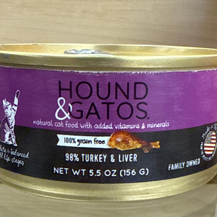 Hound & Gatos 5.5 oz Turkey & Liver