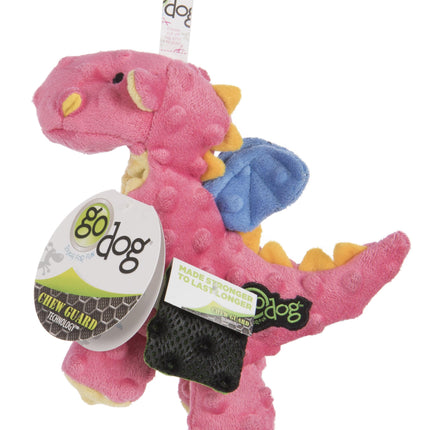 GoDog Dino Chew Guard Coral Small
