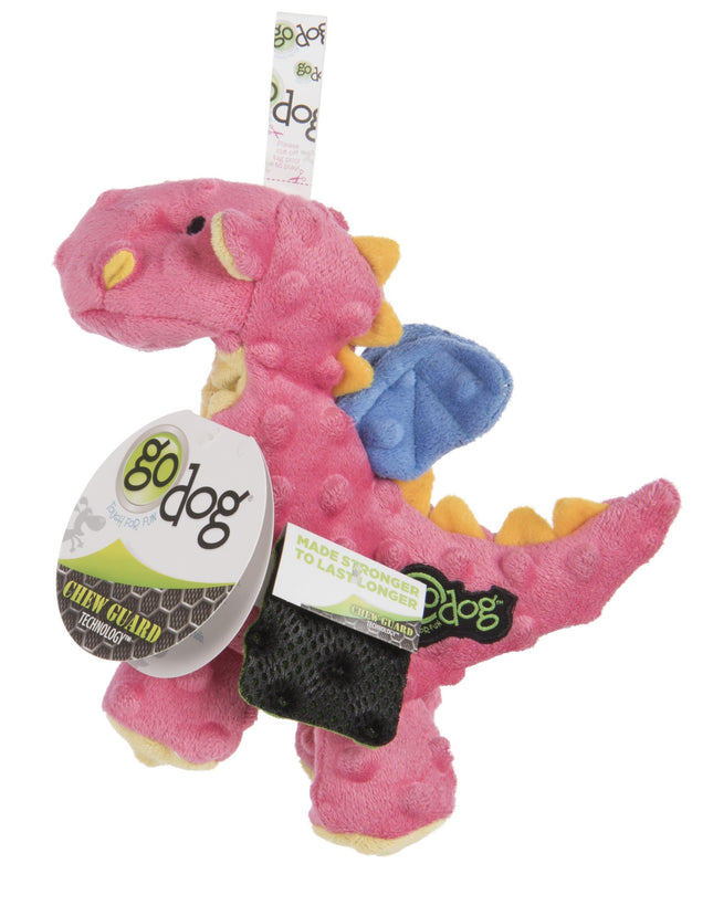 GoDog Dino Chew Guard Coral Small