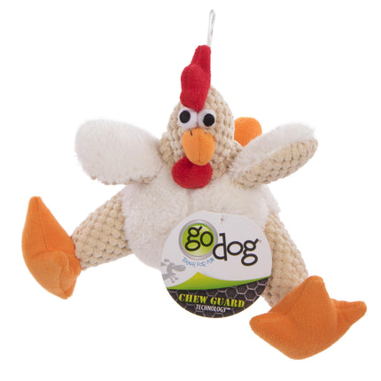 GoDog Fat Checkers Fat Rooster Chew Guard Small