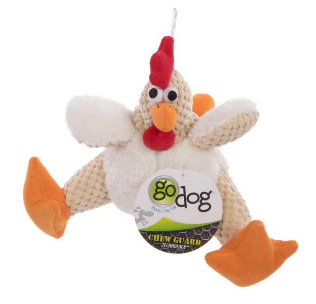 GoDog Fat Checkers Fat Rooster Chew Guard Small