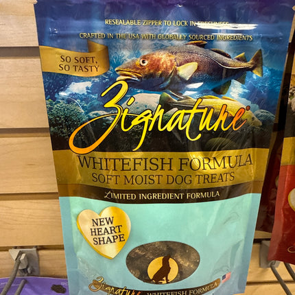 Zignature Whitefish Formula Soft Treats 4oz