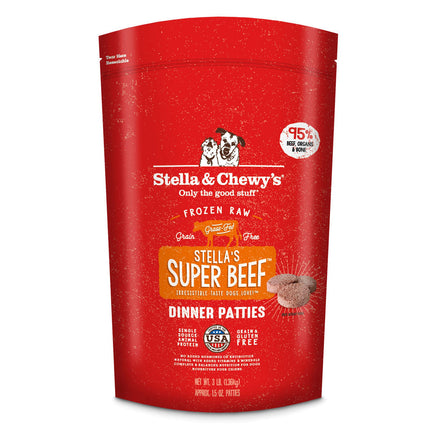 Stella & Chewy Frozen Beef Patties 6 lbs