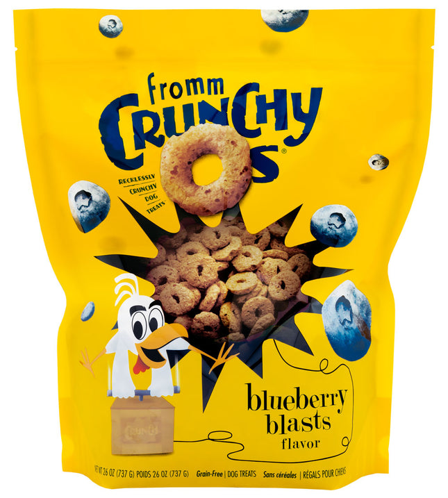 Fromm  Crunchy Os Blueberry Blast 26 oz