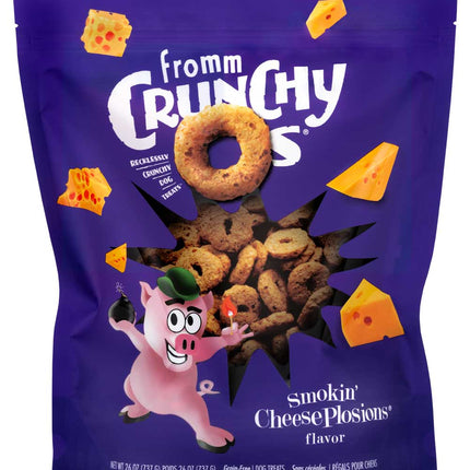Fromm Crunchy Os Smokin Cheese Plosions 26 oz