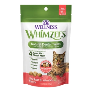 Whimzees Cat Dental Treat Chicken & Salmon 2 oz