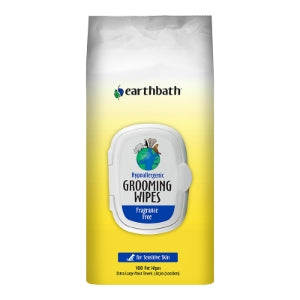 Earthbath Grooming Wipes Hypoallergenic 100 ct