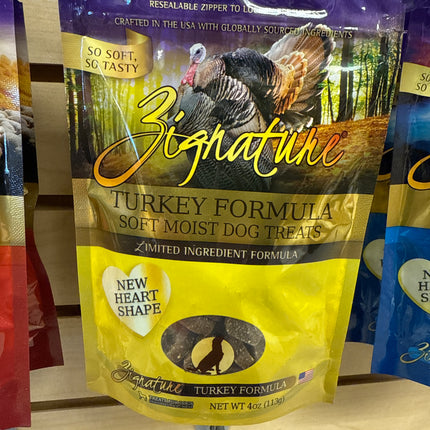 Zignature Turkey Formula Soft Treats 4oz