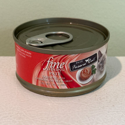 Fussie Cat Sardine & Chicken Pate 2.8 oz