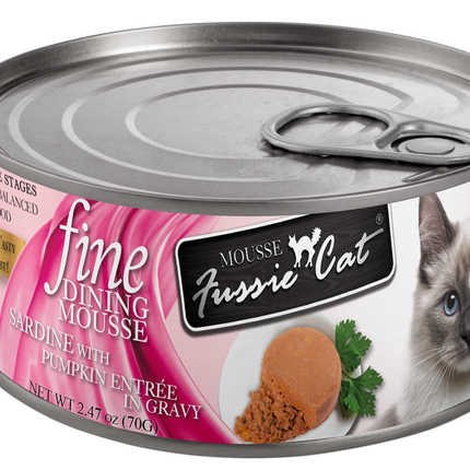 Fussie Cat Sardine & Pumpkin Pate 2.8 oz