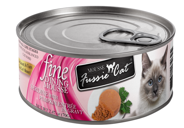 Fussie Cat Sardine & Pumpkin Pate 2.8 oz