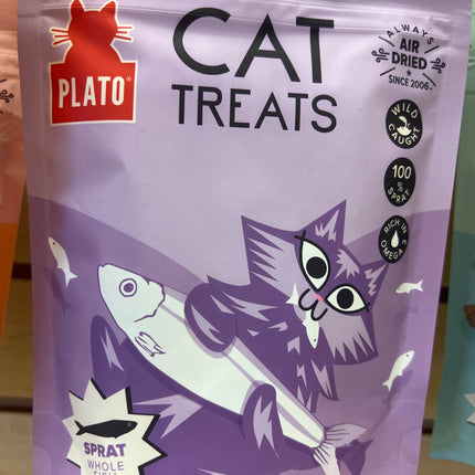 Plato Air Dried Sprat Cat Treats 1.5oz