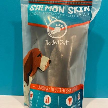 Tickled Pet Salmon Fish Skin 6 oz
