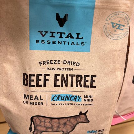 Vital Essentials FD Beef Entre Crunchy Mini Nibs