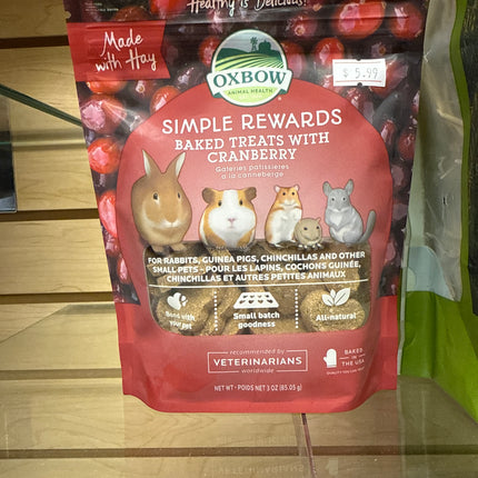 Simple Rewards Baked Treats with Cranberry