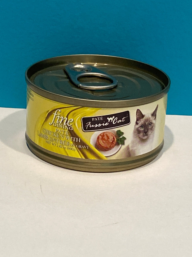 Fussie Cat Chicken & Lamb Pate 2.8 oz