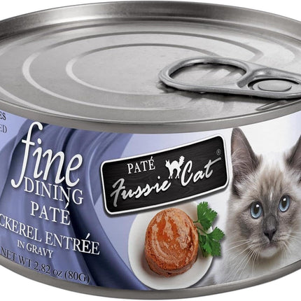 Fussie Cat Mackeral Pate 2.8 oz