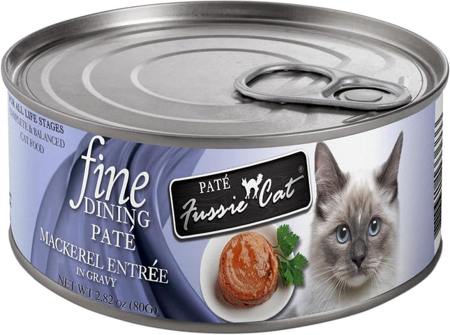 Fussie Cat Mackeral Pate 2.8 oz