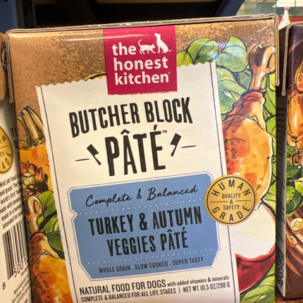 Honest Kitchen Butcher Block Pate Turkey & Autumn Veggies 10.5oz