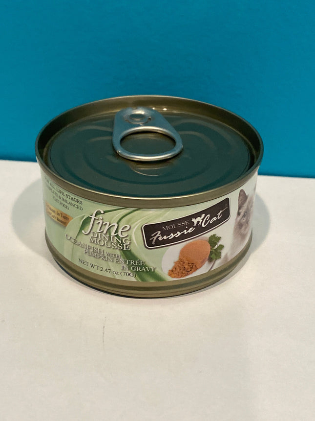 Fussie Cat Ocean Fish Pumpkin Pate 2.8 oz