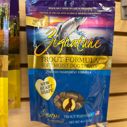 Zignature Trout Formula Soft Treats 4oz