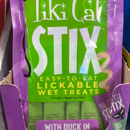 Tiki Cat Stix with Duck in Creamy Gravy 6 Pack 3oz