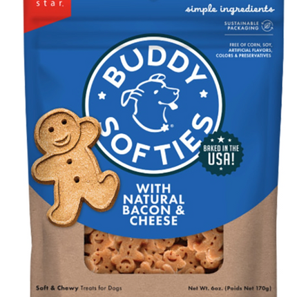 Buddy Bites Softies Bacon & Cheese 6oz