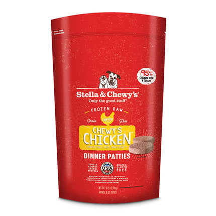 Stella & Chewy Frozen Chicken Patties 6 lbs