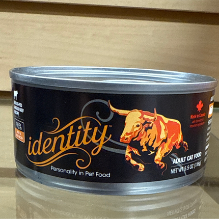 Identity Grass Fed Angus Beef 5.5 oz Cat Food
