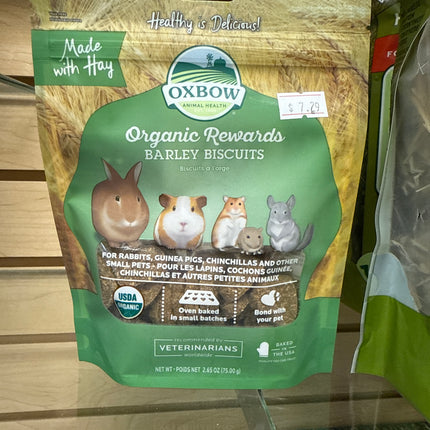 Oxbow Organic Rewards Barley Biscuits