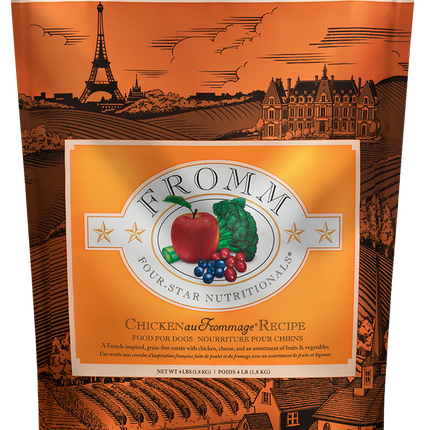 Fromm Dog Chicken Au Frommage Grain Free 4 lbs