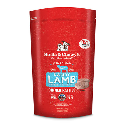 Stella & Chewy Frozen Lamb Patties 6 lbs