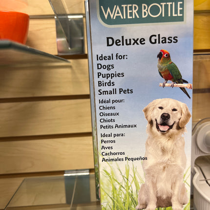Lixit Pet Water Bottle Deluxe Glass 32oz