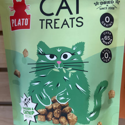 Plato Air Dried Chicken & Catnip Cat Treats 2.5oz