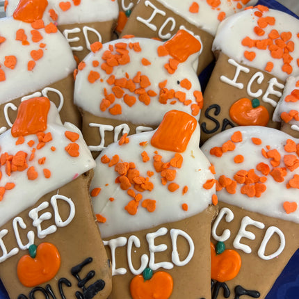 Iced PUPkin Spiced Coffee Cookies