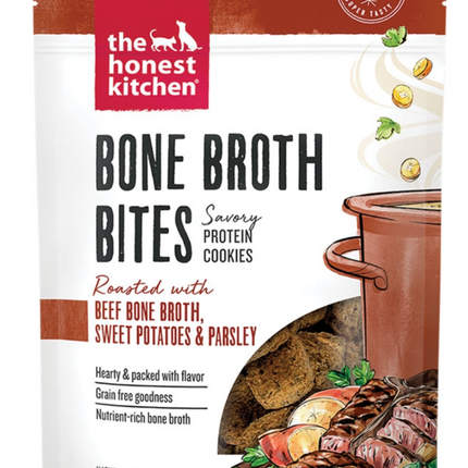 Honest Kitchen Bone Broth Bites with Beef Bone Broth, Sweet Potatoes & Parsley 8oz
