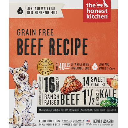 Honest Kitchen Dehydrated GF Beef Recipe 10lbs