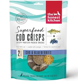 Honest Kitchen Cod & Blueberry Crisps 8oz