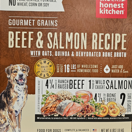 Honest Kitchen Dehydrated Beef & Salmon 4lb