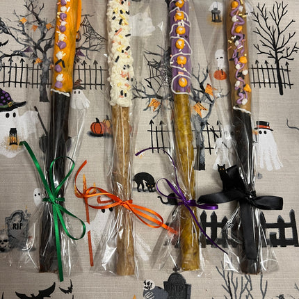 Halloween Joystick Yogurt Pretzels