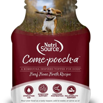 Nitri Source Come-Pooch-a Beef Bone Broth 12 oz