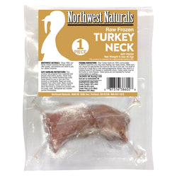 Northwest Naturals Frozen Raw Turkey Necks 6 pack