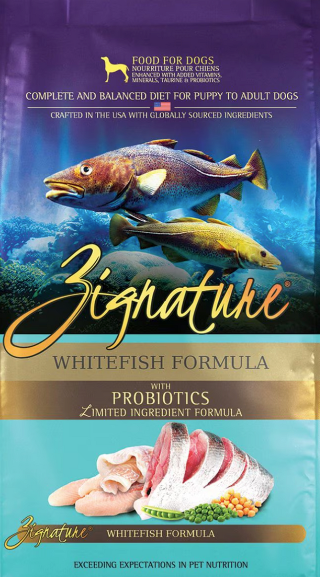 Zignature Whitefish Formula 4 lb