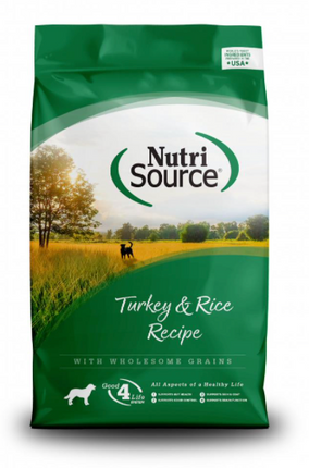 Nutri Source Turkey & Rice with Wholesome Grains Recipe 26lbs